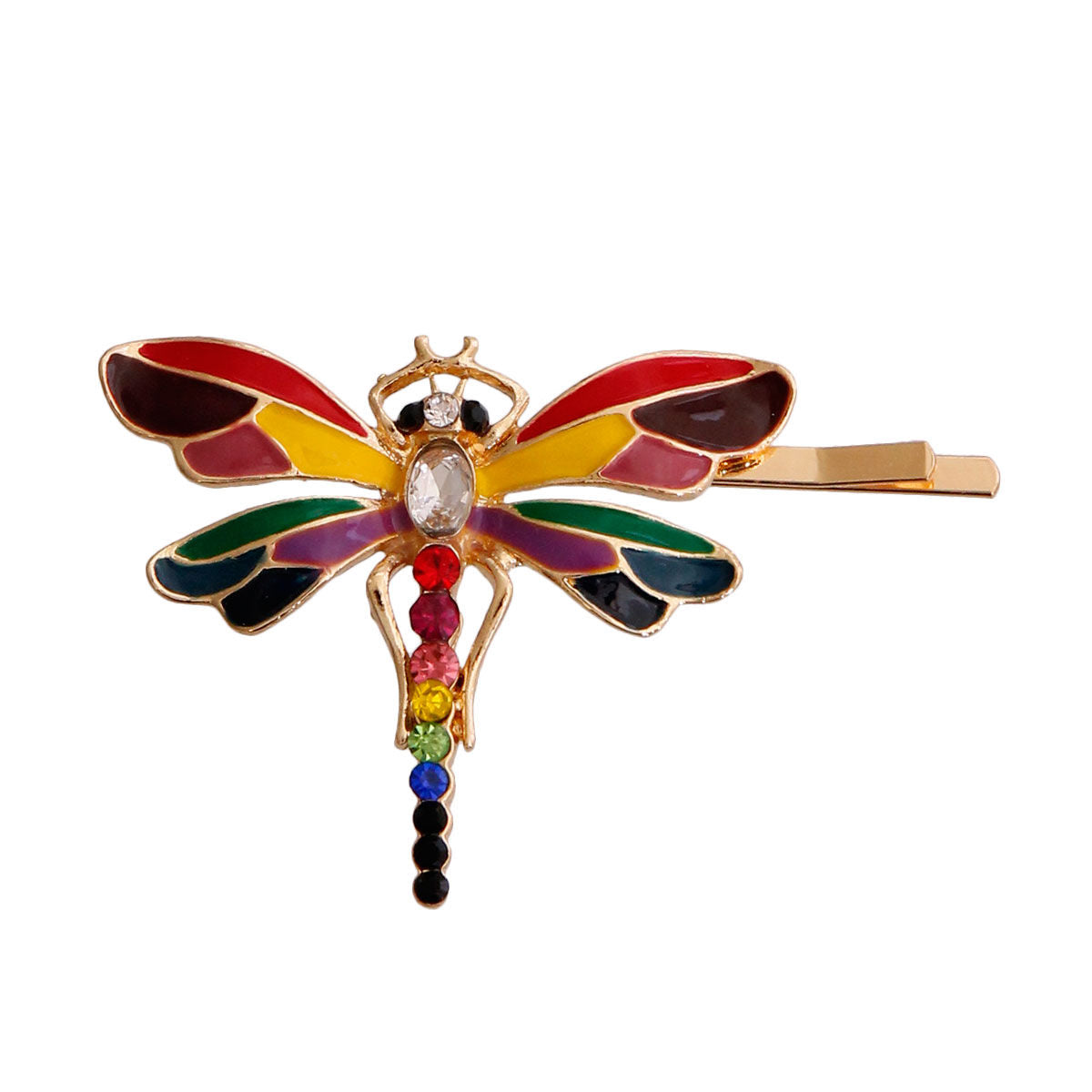 Rainbow Dragon Fly Bobby Pin