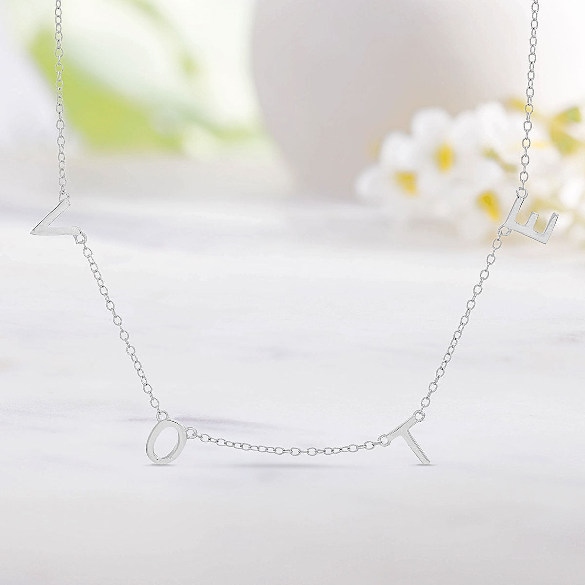 Necklace VOTE Station Silver Chain for Women