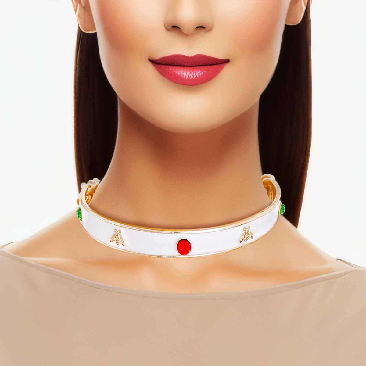 White Bee Casting Choker - Heavy