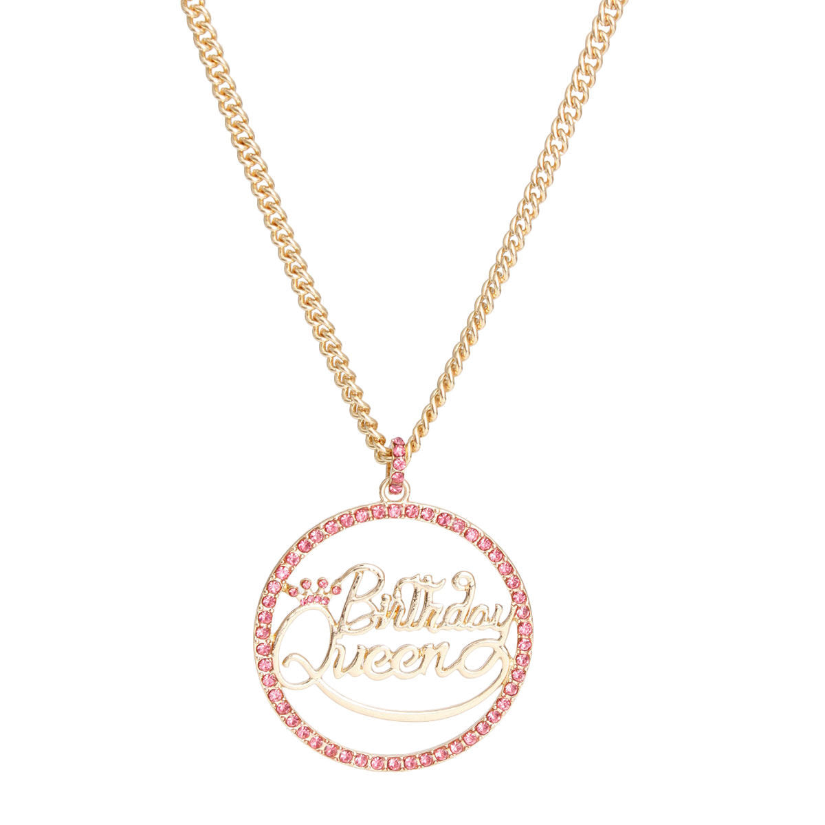 Pink Birthday Queen Necklace