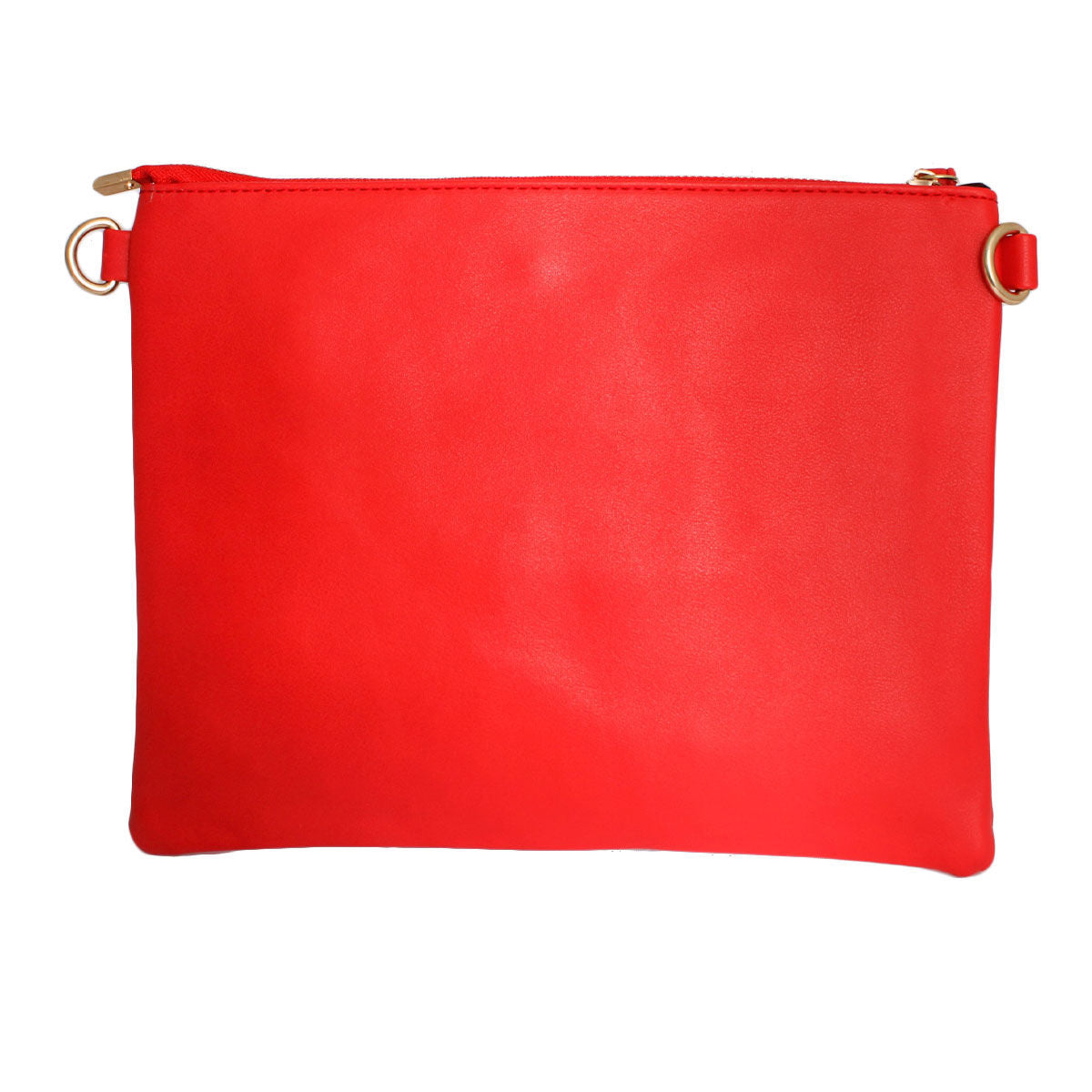 Smile Sequin Red Clutch