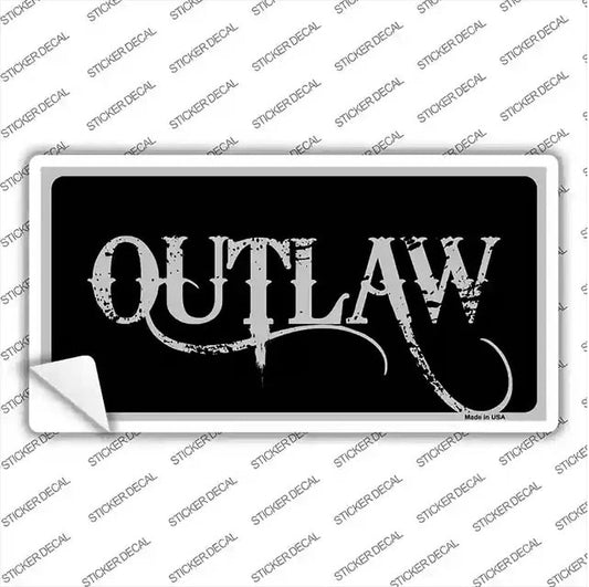 Outlaw Bumper Sticker - Peel and Stick