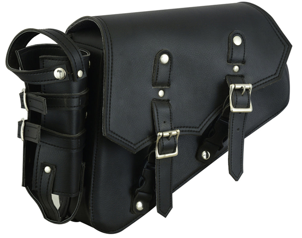  Left Side Synthetic Leather Swing Arm Bag
