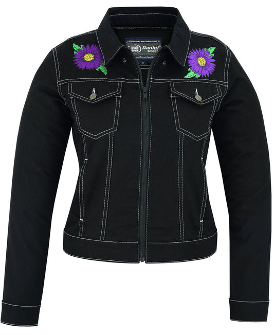 DM Women's Daisy Black Denim Jacket
