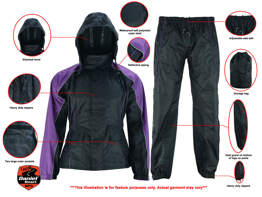 DS Women's Rain Suit (Purple)