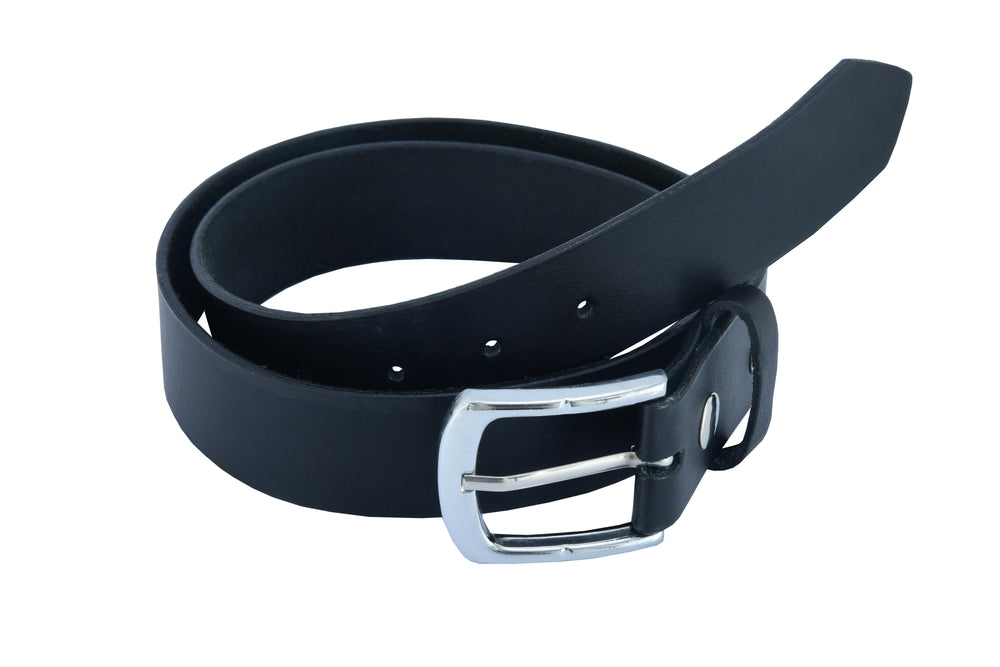  Iconic Black Genuine Leather Belt