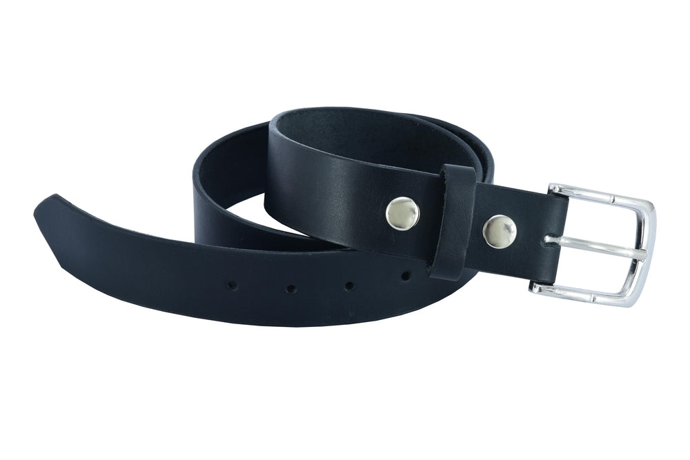 Alternate View  Iconic Black Genuine Leather Belt
