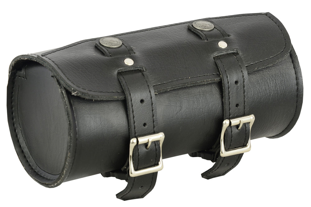 DS Premium Small Leather Round Tool Bag