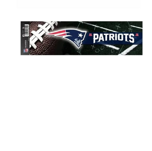 New England Patriots NFL Bumper Sticker