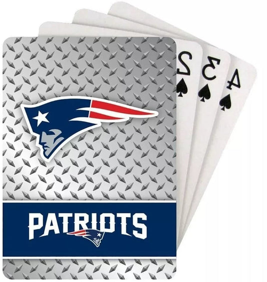 NEW ENGLAND PATRIOTS DIAMOND PLATE PLAYING CARDS