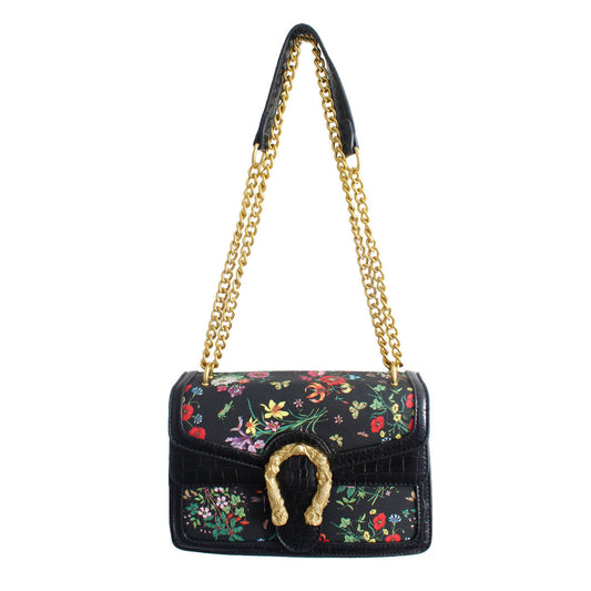 Floral Flair: Square Satchel