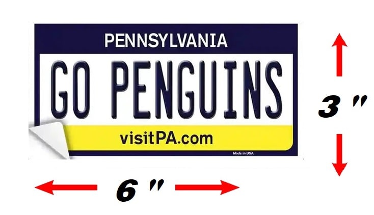 Go Penguins Bumper Sticker