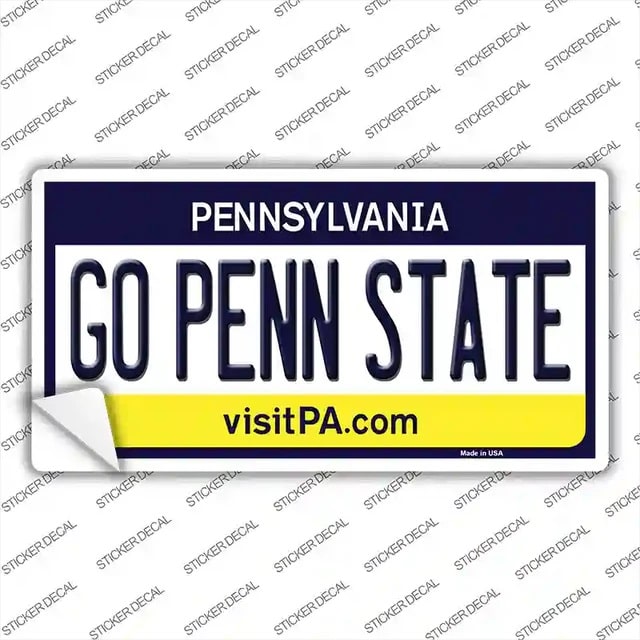 Go Penn State Sticker Decal