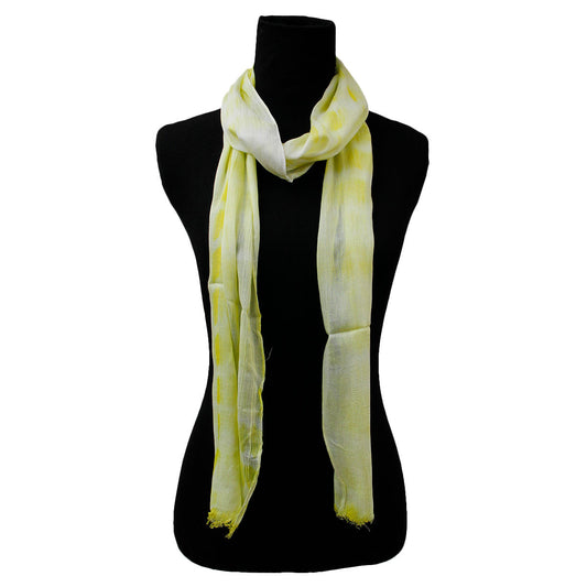 Lightweight Yellow Long Scarf