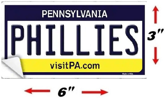 Phillies Pennsylvania Bumper Sticker