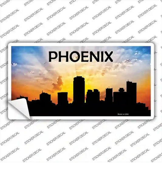 Phoenix Skyline Silhouette Sticker Decal