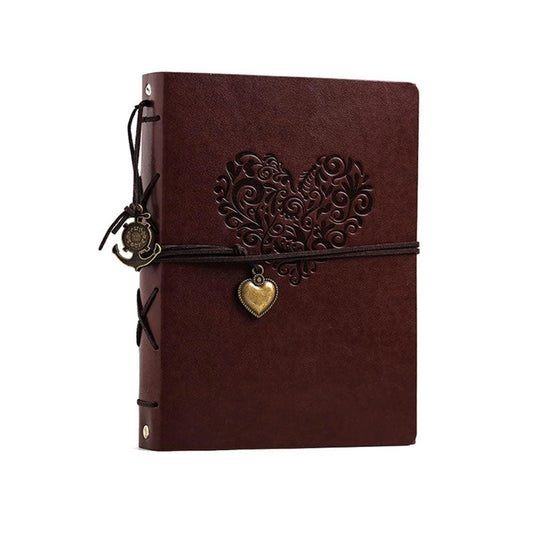 Photo Album Vintage Leather Scrapbook Wedding Guest DIY Memories Book Refillable Black Pages Birthday Gift Home Decor House Decoration DIY Memorable Gifts For Loved Ones