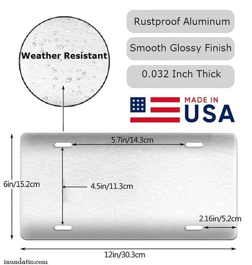 Santurce Puerto Rico Flag Metal License Plate Infographic