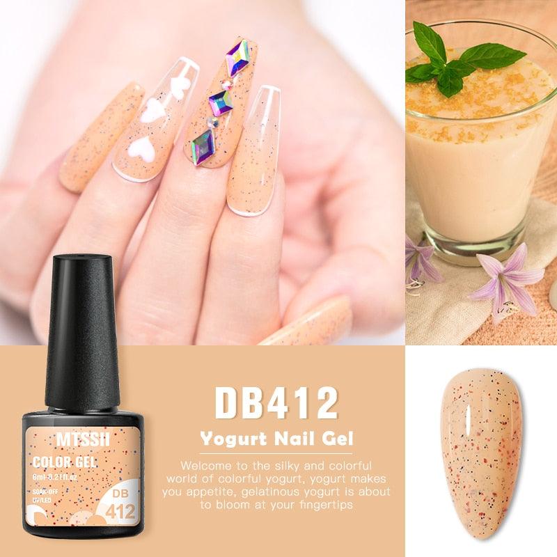 TREND Popular Luxury Interesting Nail Gel Nail Polish Permanent Jelly Eggshell Gel Polish Luxury Eggshell Design For Womens and Girls