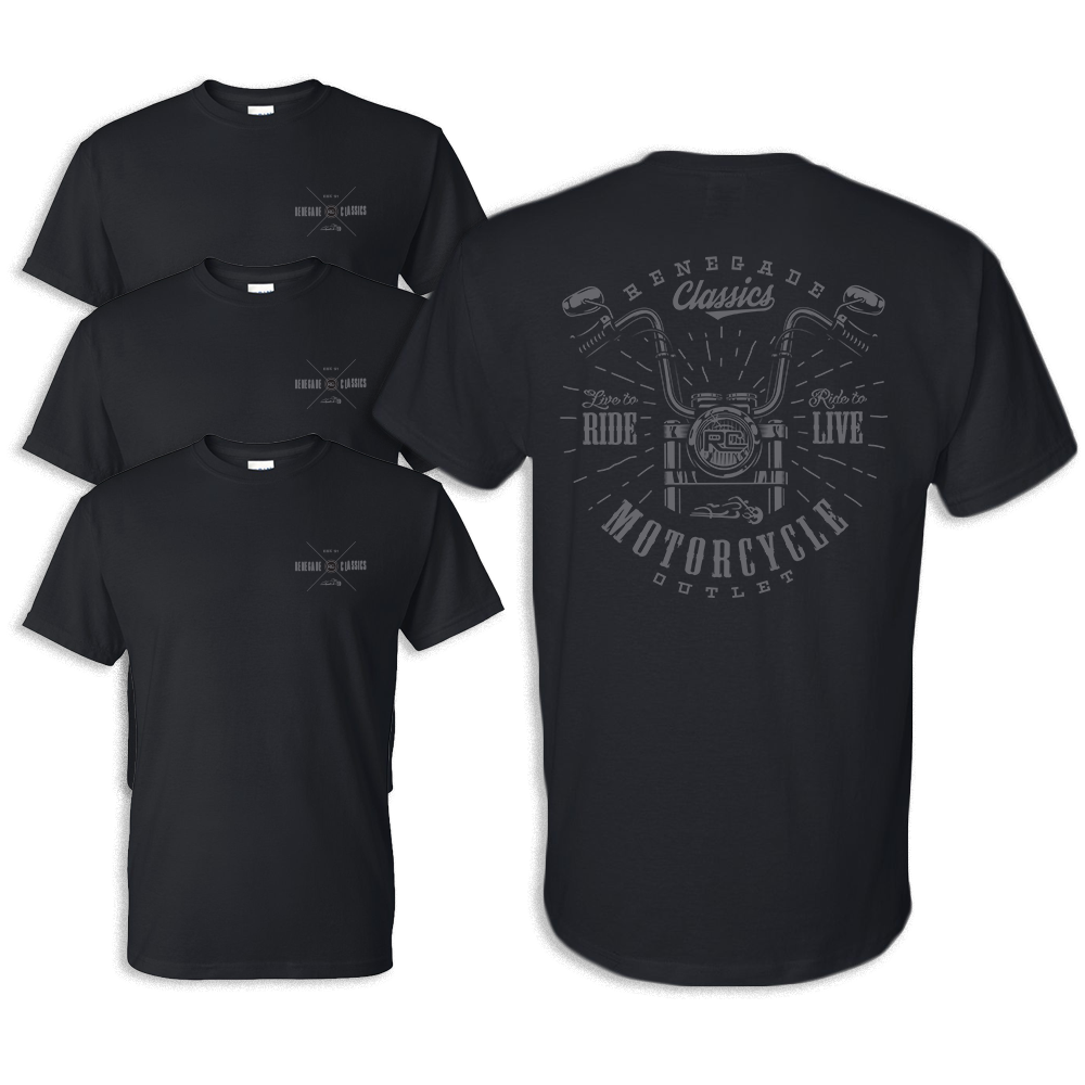 Assorted angles RC Handlebar Tshirts