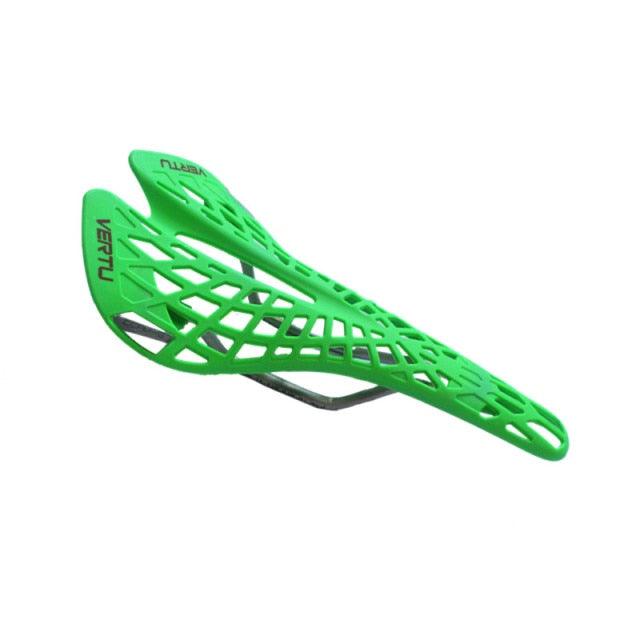 Super Bicycle Saddle Light Plastic Mountain Bike Saddle Seat PVC Cushion Mountain Bike Seat Bicycle Hollow Seat Saddle Carbon Fiber Seat Cushion Cover Lightweight Saddle Bike Accessories