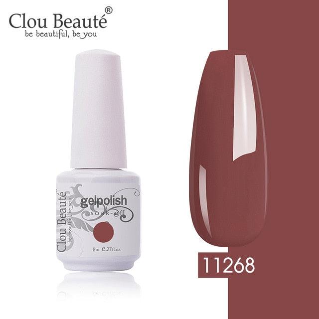 New 2022 Women Gel Nail Polish Pure Pink UV Gel Nail Polish Art Manicure Luxury Colorful Design For Ladies and Womens