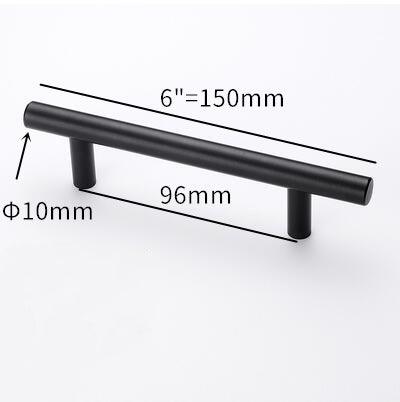 Stainless Steel Kitchen Door Cabinet T Bar Handle Pull Knob Door Pull Handle Stainless Door Handle Stainless Steel Hollow Bar Drawer Pulls Cupboard Knob For Kitchen Furniture