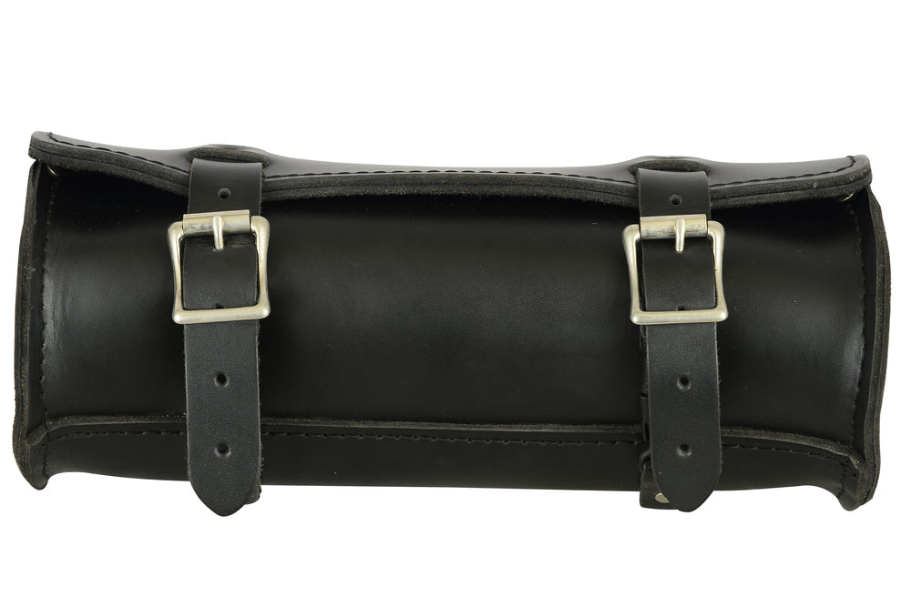 DS Premium Large Leather Round Tool Bag