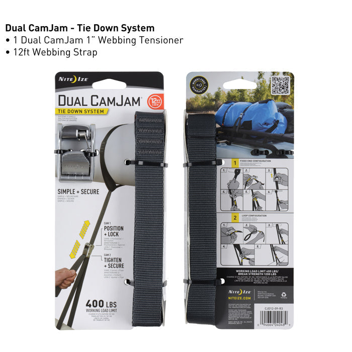 Packaging  DUAL CAMJAM® TIE DOWN SYSTEM 12'