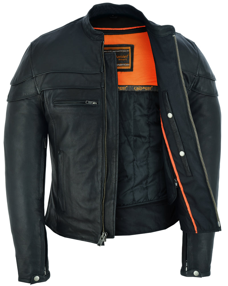 DS Men’s Tall Sporty Scooter Jacket – Naked Cowhide