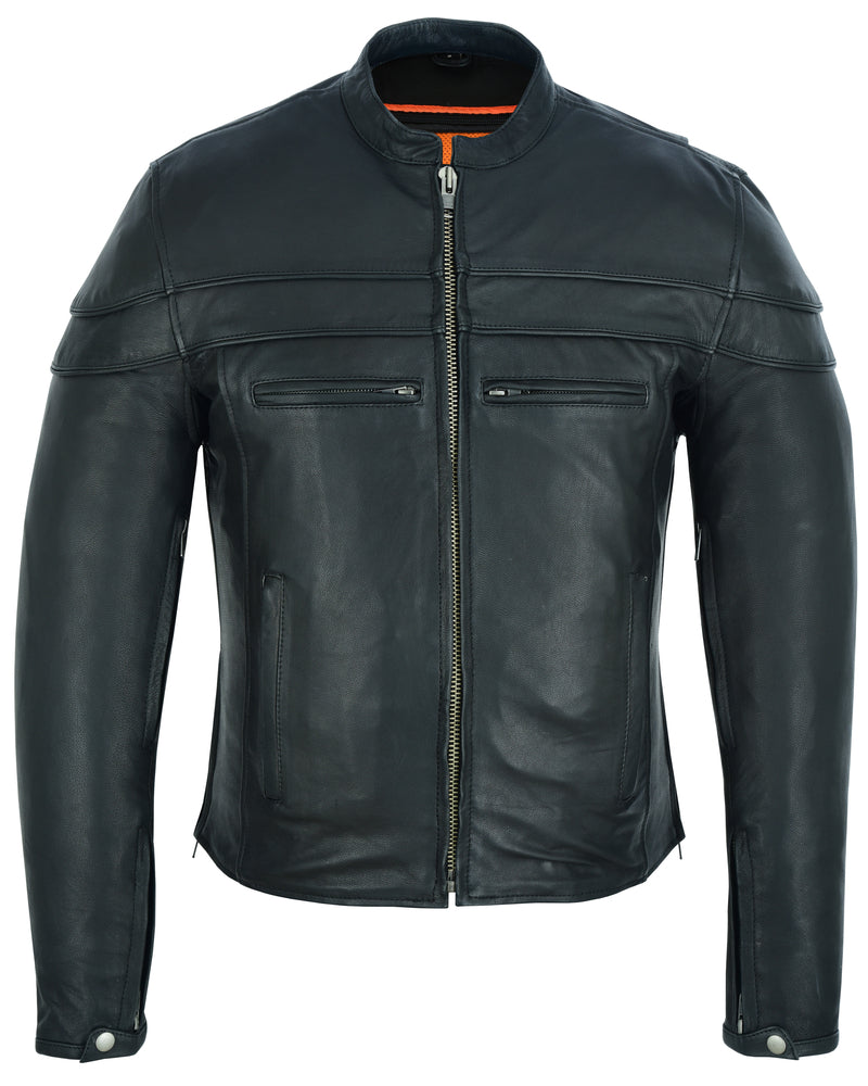 DS Men’s Tall Sporty Scooter Jacket – Naked Cowhide