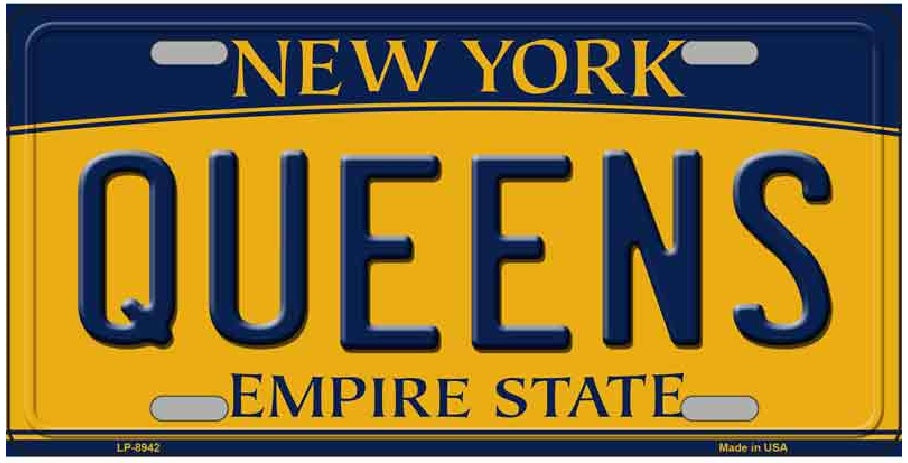 Queens New York Vanity License Plate