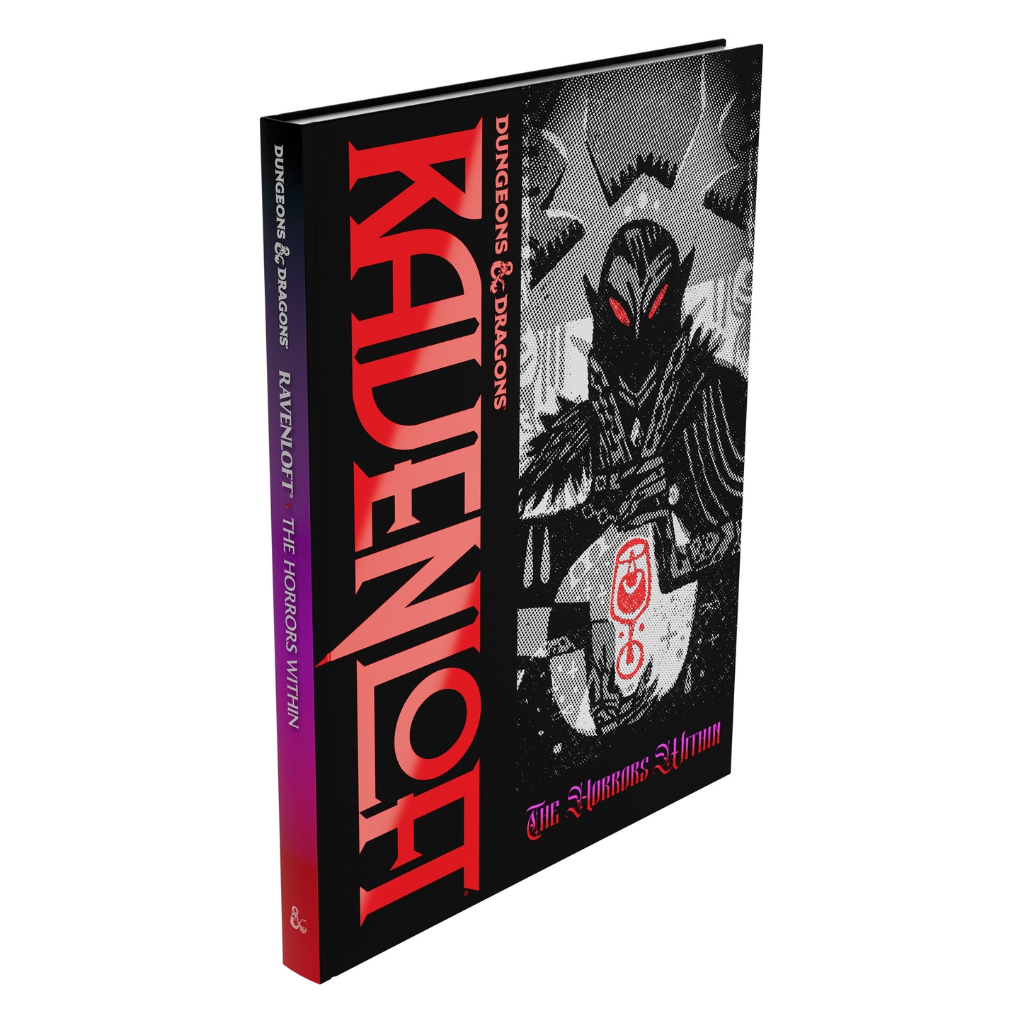 Fantasy book titled 'Ravenloft' with a dark cover design on a white background