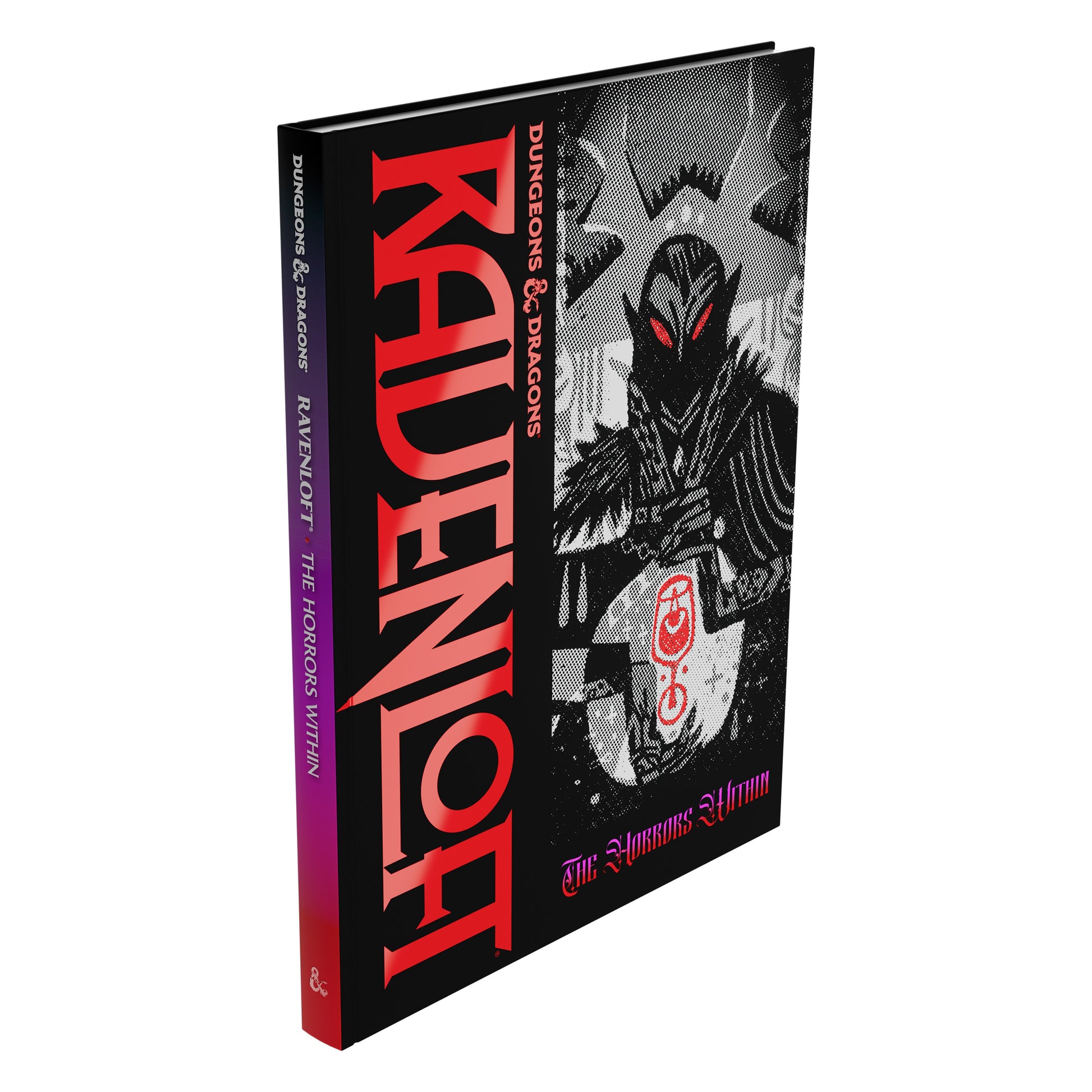 Fantasy book titled 'Ravenloft' with a dark cover design on a white background