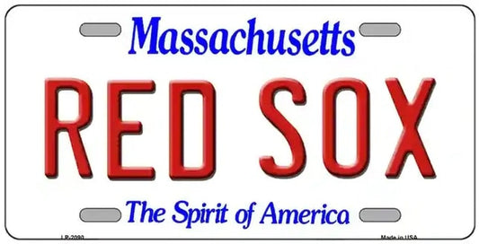RED SOX Novelty License Plate