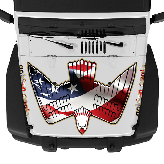 American Flag Golden Eagle Graphics Set