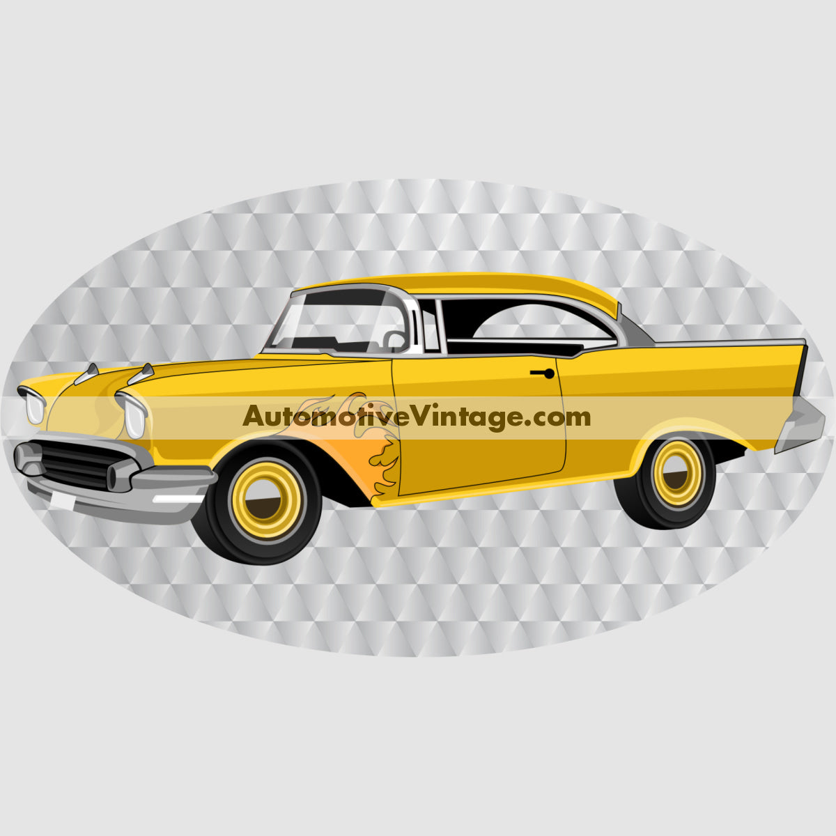 Return To Macon County 57 Chevy Famous Car Chest Logo T-shirt