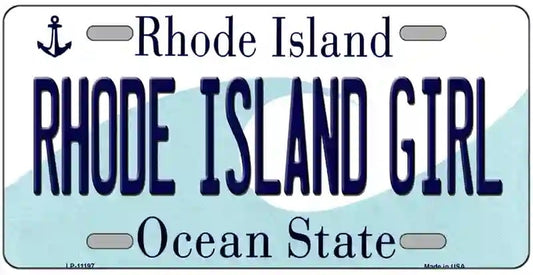 Rhode Island Girl License Plate