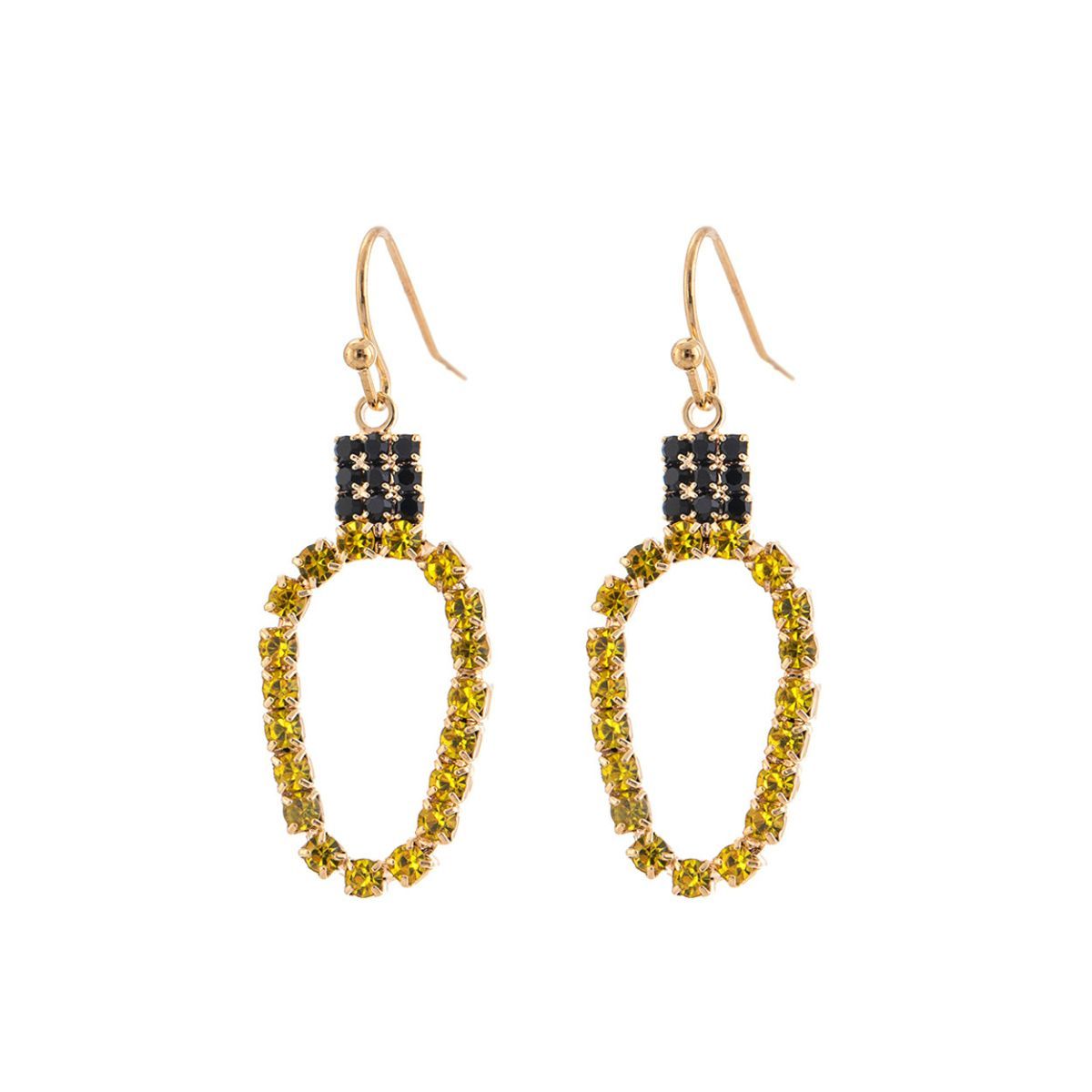 Twinkle in Style: Sophisticated Yellow Xmas Light Earrings