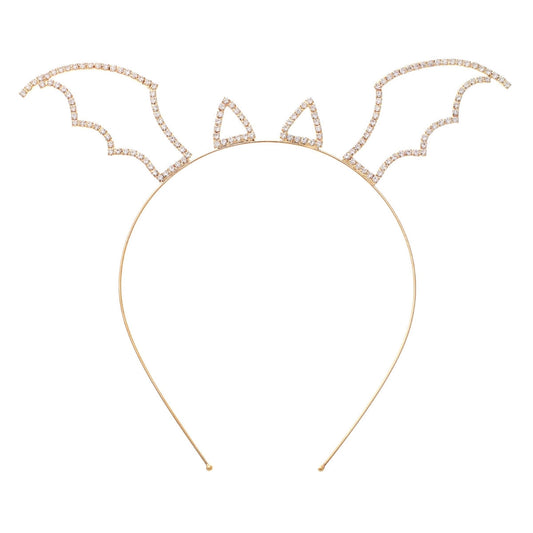 Gold Bat Ear Wings Headband