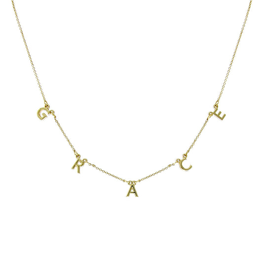 Grace Gold Station Necklace