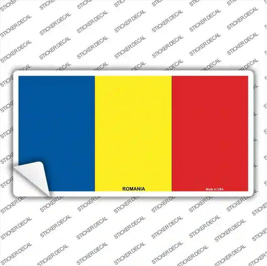Romania Flag Novelty Sticker Decal