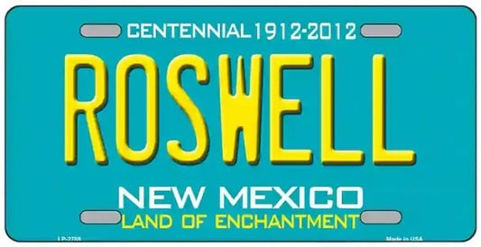 Roswell New Mexico License Plate
