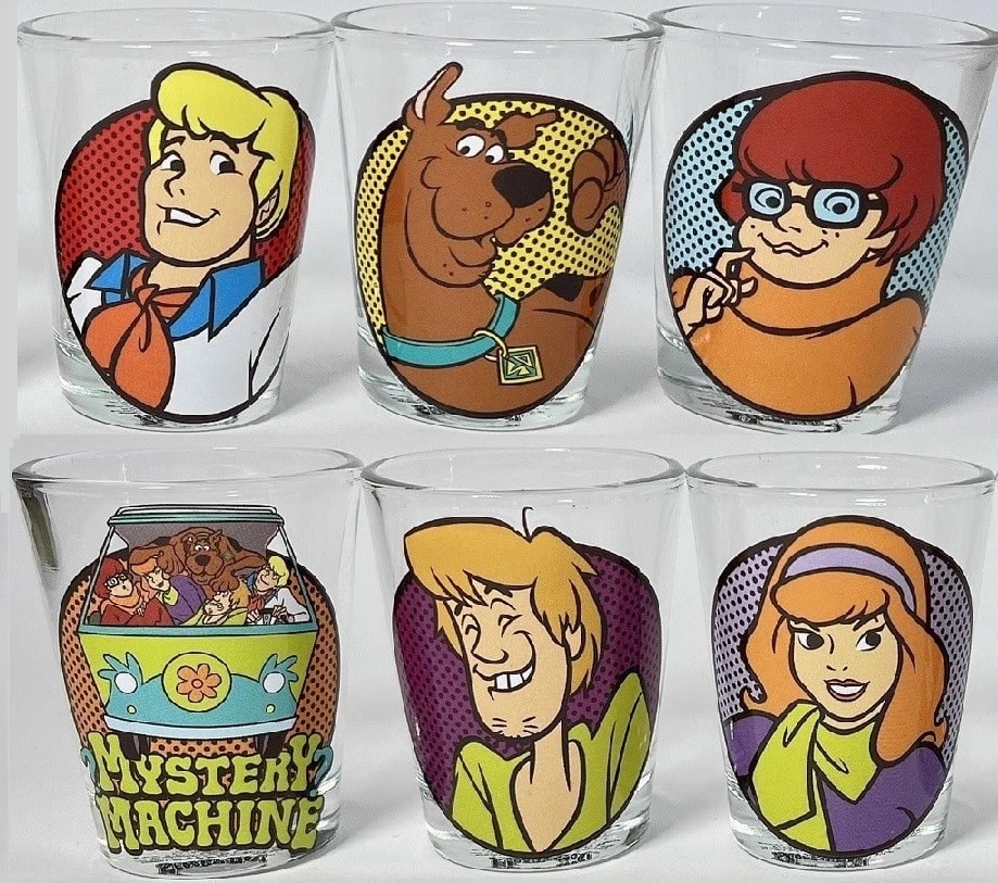 Scooby Doo 6pc. 1.5oz. Shot Glass Set