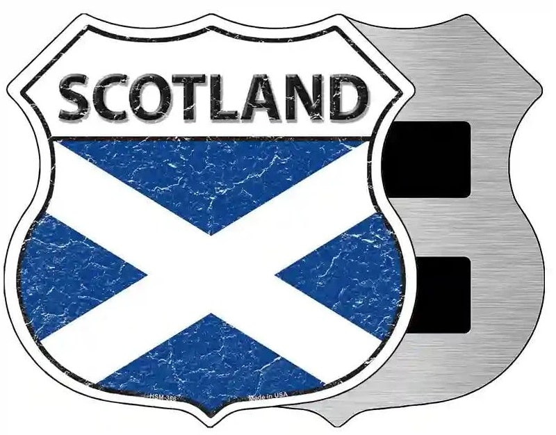 Scotland Highway Shield Magnet