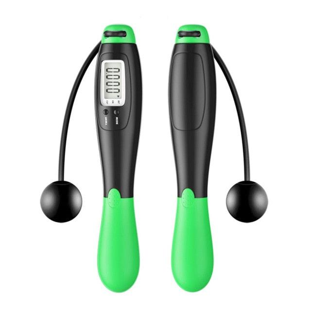 Smart Creative Counting Skipping Rope Wireless Skip Rope Electronic Digital Lose Weight Cordless Jump Ropes Weighted Cordless Jump Rope For Fitness Jump Rope Counter Adjustable Speed Skipping Rope For Men Women