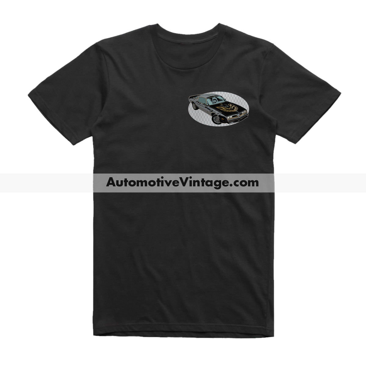 Smokey and the Bandit Pontiac Trans Am Famous Car Chest Logo T-shirt