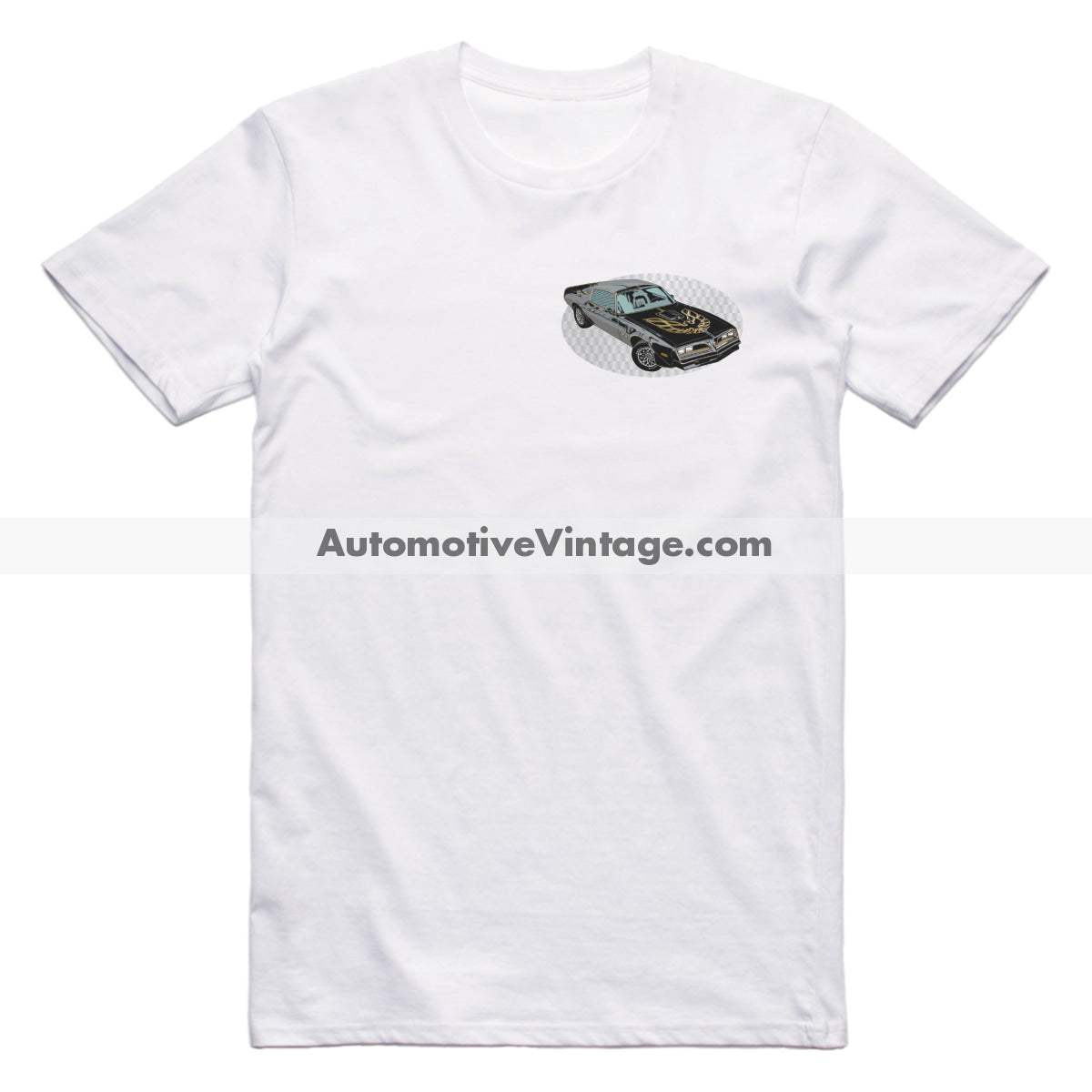 Smokey and the Bandit Pontiac Trans Am Famous Car Chest Logo T-shirt