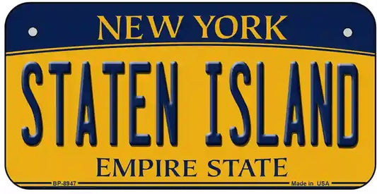 Staten Island NY Bicycle License Plate