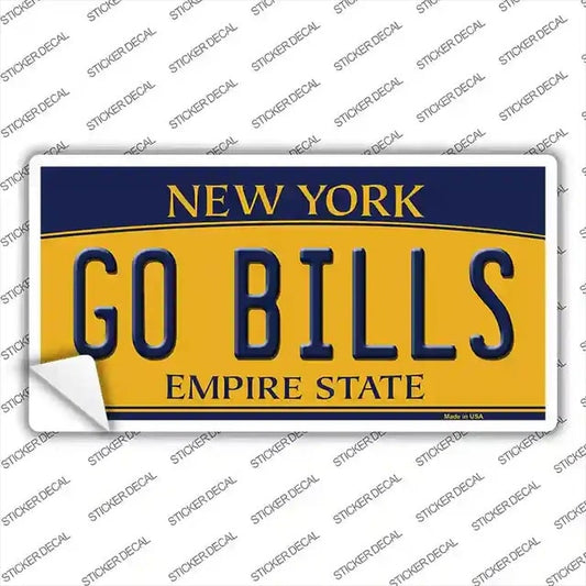 Go Bills Fan Sticker Decal